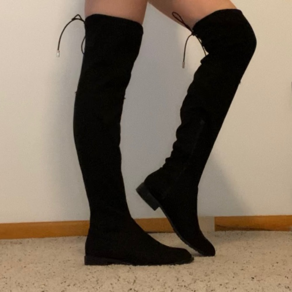 Black Over the Knee Boots